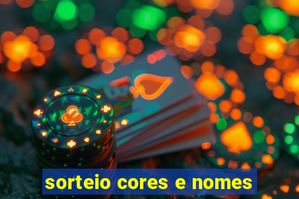 sorteio cores e nomes